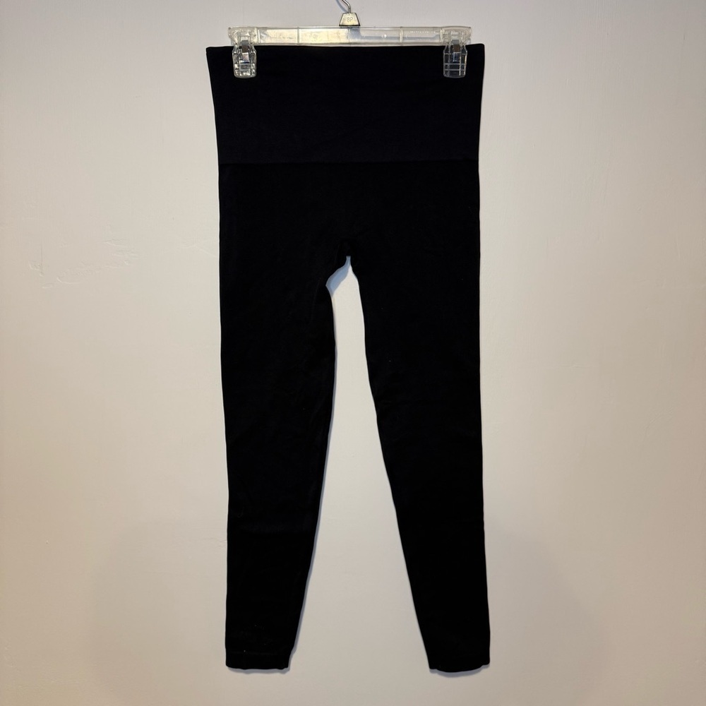 SPANX Look At Me Now Black Seamless Leggings Size Large - Picture 4 of 7